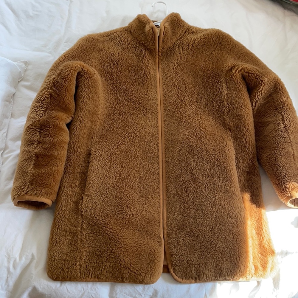 J Crew Faux Fur Teddy Coat XS